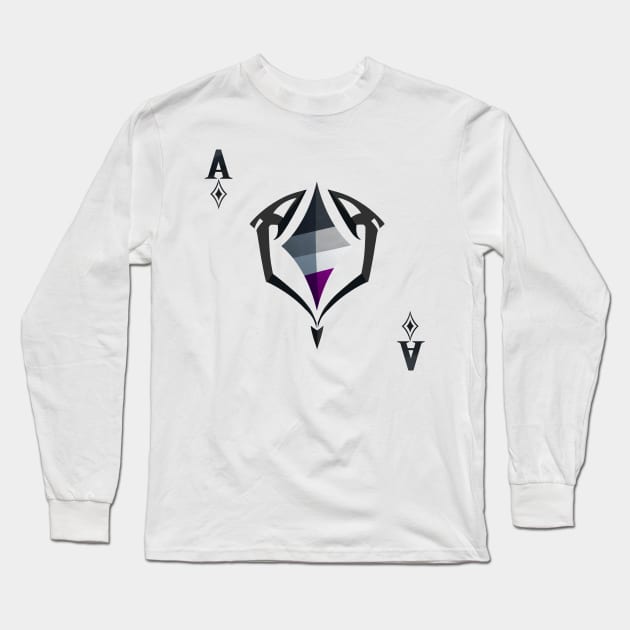 Ace: Like Diamonds Long Sleeve T-Shirt by Phreephur